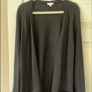 J.Jill BLACK SPARKLE SWEATER